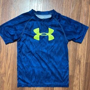 Under Armour Blue and Yellow T-Shirt